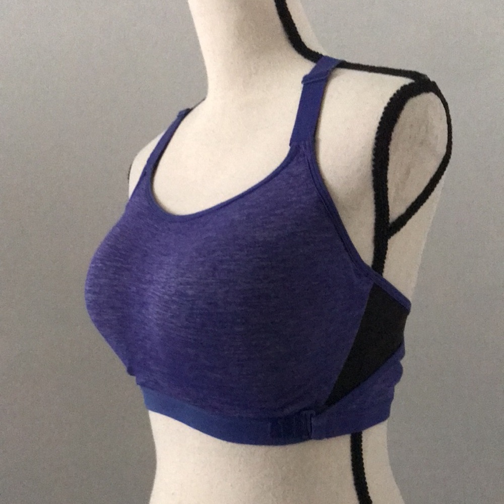 VICTORIA SECRET VSX Heather Purple wireless Padding Cups Sport Bra | 34DD